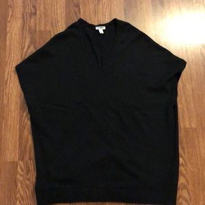 NWOT black short sleeve sweater